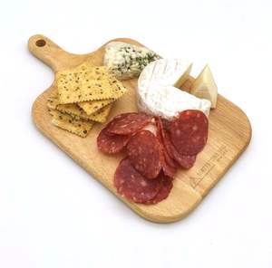 Tabla de Cortar MATTSTONE HILL, Tabla de Quesos Pequeña, Tabla de Charcutería Mini, Tabla para Servir, Decoración de Pared, Madera de Caucho con Textura Natural - Product Image 2