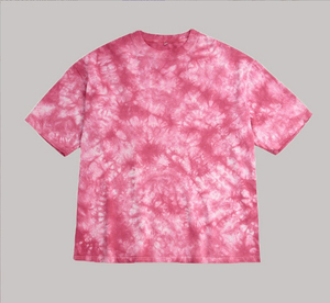 Camiseta Rosa Vintage con Lavado Ácido para Hombre, Ligera, Estilo Urbano, Algodón, Logotipo Personalizado, Camiseta Lavada, Ropa al por Mayor de Fábrica OEM - Product Image 4