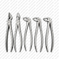 Ensemble de 10 pinces d'extraction dentaire de qualité supérieure, pinces d'extraction dentaire en acier inoxydable, instruments chirurgicaux dentaires