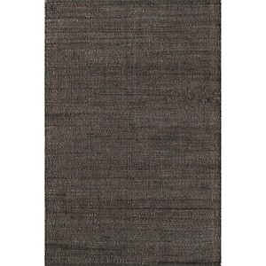 Tapis moderne à tissage plat, rectangulaire, couleur unie, en polypropylène, avec envers antidérapant en caoutchouc, pour salon, nettoyage localisé, à poils courts - Product Image 4