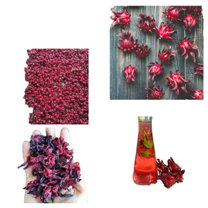 Thé en fleurs de fleurs d'hibiscus séchées à pétales entiers biologiques de qualité supérieure - Product Image 5