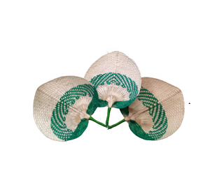 Handicrafts Seagrass Weave <b>Fans</b> - Natural Seagrass Paddle <b>Fan</b> - Seagrass <b>Fan</b> with Tassel for Gift Party Holiday <b>Wedding</b> Crafts - Product Image 3