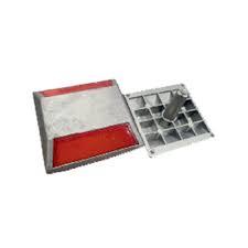 Borne de signalisation routière en aluminium avec tige H2AL-1 - Product Image 1