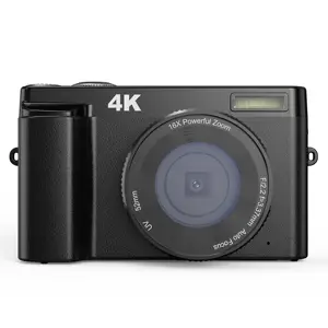 กล้องดิจิตอลแบบหมุนหน้าจอได้กล้อง4K สำหรับถ่ายภาพและวิดีโอ YouTube HD Wi-Fi ซูม16X