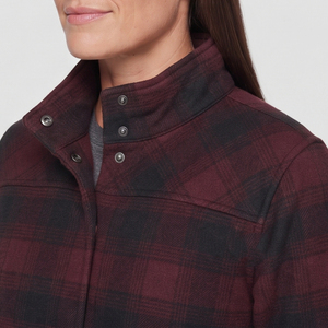 Women's Plaid Fleece <b>Jacket</b> Stand Collar Full Sleeve Winter Warm Plaid Coat Ladies <b>Flannel</b> Outerwear Winter <b>Flannel</b> <b>Jackets</b> - Product Image 3
