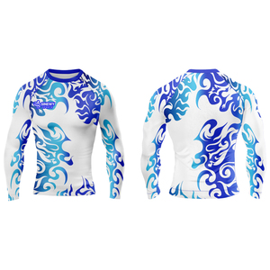 Rashguards Unisex de Spandex/Nylon de Alta Calidad con Estampado por Sublimación, de Secado Rápido, para MMA y Fitness en el Gimnasio - Product Image 3