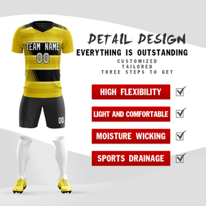 Custom Sublimated Soccer Jersey Set Men Breathable Football Uniform Quick Dry Team Training Wear Soccer Kits with <b>Socks</b> - Product Image 3