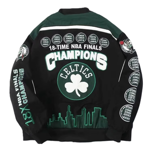 Chaqueta Bomber de Invierno para Niños, Estilo Urbano, de Algodón, con Parches Bordados Personalizados y Apliques Gráficos - Product Image 5