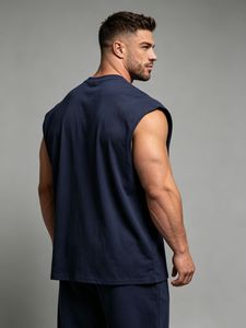 Camiseta Deportiva Ligera para Hombre, de Secado Rápido, sin Mangas, para Gimnasio, Running, Fitness, Culturismo y Entrenamiento - Product Image 4