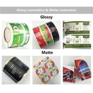 <b>Personalized</b> Waterproof PE Hologram Shampoo <b>Labels</b> with Gold Stamp Perfume <b>Stickers</b> - Product Image 5