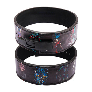 เข็มขัดยกน้ำหนักหนังแท้พร้อมหัวเข็มขัดแบบคันโยก ปรับระดับได้ - Product Image 3