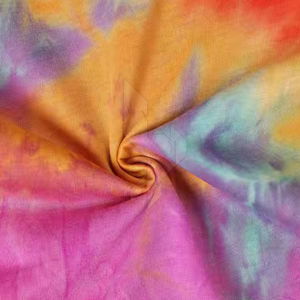 Camiseta Oversize de Algodón 100% con Tie-Dye para Mujer, Colores Personalizados, Logo, Cuello Redondo, Manga Corta, Ecológica, para Ropa Urbana de Verano - Product Image 2