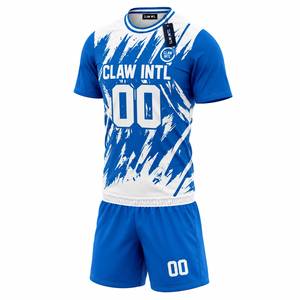 Maillot de football sublimé pour homme, manches longues, en polyester anti-humidité, coupe classique, impression du nom de l'équipe, antibactérien, idéal pour l'été - Product Image 2