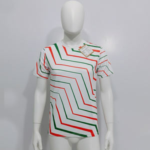 T-shirt de football à col rond en sublimation de qualité supérieure, 100% polyester interlock 140 g/m² - Product Image 1