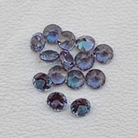 5mm Lab Created Alexandrite Round Brilliant Cut Stone GRC Certified Color Change Alexandrite Gemstone Rings 925 Sterling Silver