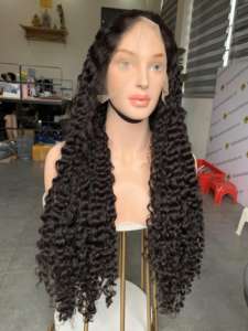 Raw vietnamita birmano Pelo Rizado pelo vietnamita cruda Peluca de cabello humano - Product Image 2