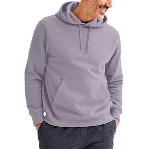 Sweats à capuche pour hommes Pull à capuche Athletic Hoodie Men Long Sleeve Fleece With Kangaroo Pocket Hip Hop Hoodie - Product Image 1