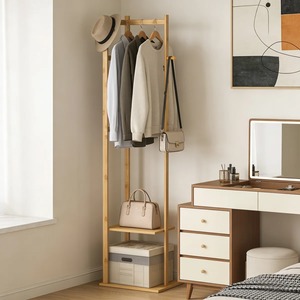 Organisateur de vêtements en métal industriel à quatre niveaux avec barre de suspension pour rangement de chambre - Product Image 4