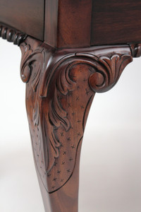 Antique Modern Console Table Solid Wood <b>Long</b> Rectangle Dark Brown Carved Legs Home Furniture for Entryway Living Room - Product Image 4