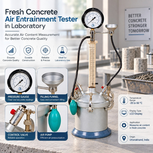 Medidor de Presión del Contenido de Aire en Hormigón para Pruebas de Laboratorio |   Aparato de Inserción de Aire en Concreto para Análisis de Control de Calidad - Product Image 5