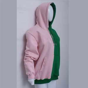 Mantente cómodo y a la moda con una sudadera con capucha de dos tonos de diseño único en colores contrastantes. Sudaderas con capucha suaves, cálidas y cómodas. - Product Image 2