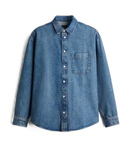 เสื้อเชิ้ตเดนิมผู้ชายคุณภาพสูง ไซส์ใหญ่ แขนยาว ระบายอากาศได้ดี เสื้อผ้าฝ้ายลำลองสำหรับผู้ชาย สวมใส่ภายนอก รับสกรีนโลโก้ - Product Image 2