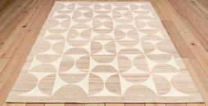 Alfombra Kilim de Yute Natural Hecha a Mano, Diseño Abstracto, Ecológica, Apta para Mascotas, Antideslizante, Tejido Plano, Decoración para Sala de Estar y Hogar - Product Image 5