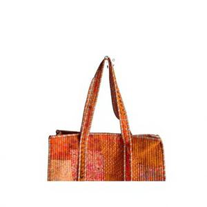 <b>Floral</b> print quilted <b>backpack</b> Softback zipper closure school bag Anti-theft <b>backpack</b> for girls Anti-Theft School Bag for Girls - Product Image 2