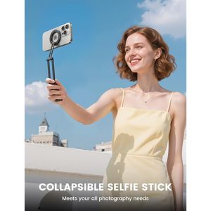 Treppiede Ultra-Compatto in Alluminio Magsafe per Telefono, Asta Magnetica Flessibile per Selfie con Supporto per Cellulare per iPhone 17/16 Pro Max - Product Image 1