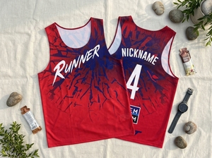 เสื้อกล้ามวิ่งแบบกำหนดเอง OEM ODM ขายส่ง เสื้อวิ่งแห้งเร็ว ผู้ผลิต - Product Image 5