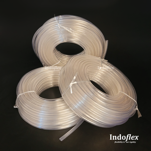 INDOFLEX Tuyau et tube transparent en PVC flexible non toxique de 6 mm pour le transfert d'eau et de produits chimiques légers - Product Image 2