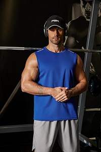 Camiseta sin mangas para hombre, de secado rápido, para entrenamiento, gimnasio, deportiva, atlética, que absorbe la humedad - Product Image 3