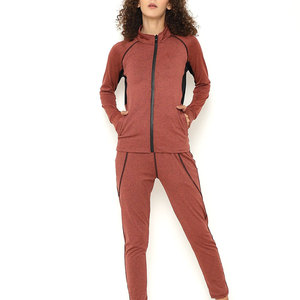 Conjuntos Deportivos de Mujer en Color Sólido para Otoño e Invierno, Oferta en Conjuntos Deportivos, Conjuntos Deportivos de Mujer a Bajo Precio - Product Image 1