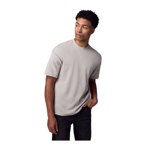 Camiseta de Manga Corta Blanca Lisa para Hombre, Corte Regular, Cuello Redondo, Tejido Jersey Informal, 100% Algodón, Color Sólido, Camiseta Básica - Product Image 2