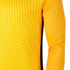 เสื้อฟุตบอลแขนยาวสีเหลืองสำหรับผู้ชาย แบบซับลิเมชั่น ผลิตจากโพลีเอสเตอร์ เหมาะสำหรับการฝึกซ้อมและการแข่งขันกีฬา - Product Image 5