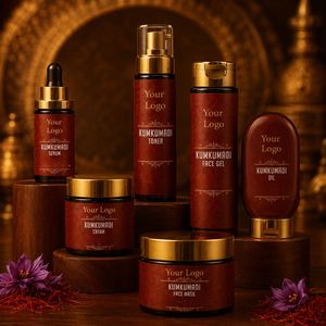 Set de Cuidado de la Piel Ayurvédico Herbal 100% Natural Kumkumadi, 6 Piezas de Primera Calidad, con Logotipo Personalizado OEM, Venta al Por Mayor, Marca Privada - Product Image 4