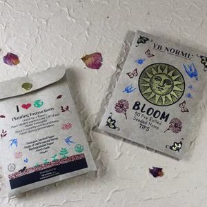 Cigarette Tips Used At The End Of The Cigarette Made Of Flower <b>Seeded</b> Hemp <b>Paper</b> - Product Image 1