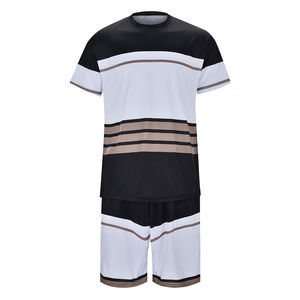 Conjunto de Pantalones Cortos para Hombre, Ropa de Verano, Conjuntos Deportivos para Hombre, Mangas Cortas con Pantalones Cortos de Algodón, Conjuntos de Verano para Hombre, Diseño Personalizado, Venta al por Mayor - Product Image 4