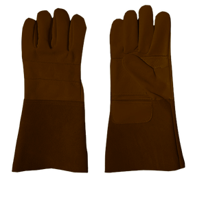Guantes de Soldadura TIG de Doble Palma Reforzados, Construcción de Cuero de Vaca, Forro de Algodón, Resistentes al Fuego y al Calor - Product Image 3
