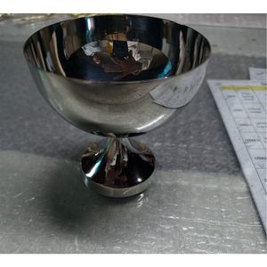 Bol à glace en acier inoxydable poli miroir de luxe, qualité alimentaire, pour hôtel, restaurant, salade de fruits. - Product Image 1