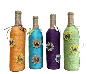 Eco Friendly Custom Logo Printed Holiday Jute <b>Bottle</b> Elegant For Home Hotel Decor Usage In Wholesale Cheap price Jute <b>Bottle</b> - Product Image 1