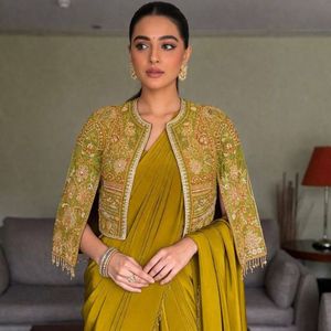 Stunning And Premium Designer Lehenga <b>Saree</b> <b>with</b> Embroidered <b>Jacket</b> Blouse And Lace Work Wholesale Rate By Royal Export - Product Image 6