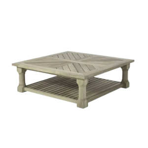 Meubles de table en bois de teck de qualité pour le salon d'une villa avec un design moderne et des tailles personnalisées - Product Image 4