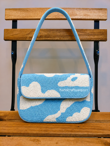 Sac à bandoulière bohème perlé pour femme, tendance, sûr, fait main, écologique, robuste, léger et de haute qualité, vente en gros |   Sacs avec logo personnalisé - Product Image 5
