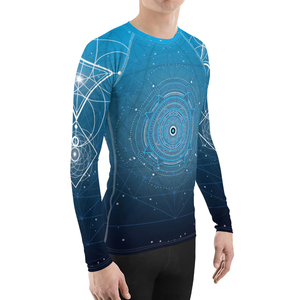 Camiseta de compresión para MMA para hombre, con logo y talla personalizados, ropa de combate de alta calidad a bajo precio, manga larga, transpirable y de secado rápido. - Product Image 4