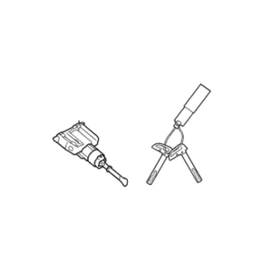 กุญแจรถใหม่ IONIQ, รีโมท และพวงกุญแจ 81905G2040 - Product Image 1