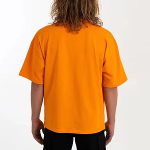 เสื้อยืดทรงบ็อกซี่ผู้ชาย ผ้าฝ้าย 100% คุณภาพสูง ระบายอากาศได้ดี ผลิตในปากีสถาน สั่งทำได้ ไม่มีลาย แขนสั้น ทรงปกติ วัสดุอย่างดี ราคาถูก - Product Image 6