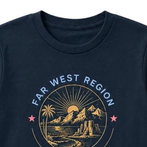 เสื้อยืดเด็กพิมพ์ลายกราฟิกแบบกำหนดเอง แขนสั้น คอกลม สไตล์ลำลอง พร้อมพิมพ์ตัวอักษรตามสั่ง ใส่สบาย - Product Image 2