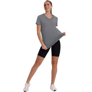 Camisetas Deportivas de Manga Corta para Mujer, Protección Solar UPF 50+, Secado Rápido, para Senderismo y Running, Cuello en V - Product Image 1