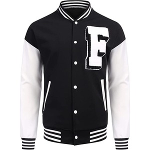 Chaqueta de lana y tela de alta calidad, nueva chaqueta con letras de diseño personalizado para hombre, chaquetas únicas - Product Image 3